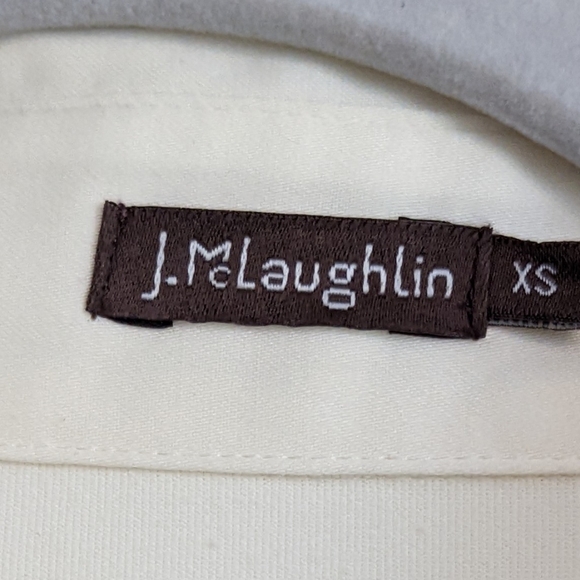 Ladies Long Sleeve J. Mclaughlin Blouse - Picture 2 of 4